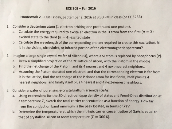 Consider a deuterium atom (1 electron orbiting one