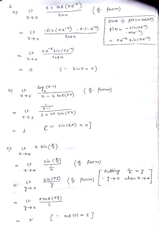1+ Collier) ay Lt form) - sink xto Since I f(x) = fix ) = Collaey -sinchen) ) - 17.(-e ) -Sin Cite = LE - 4 -Sincerely) - 1-
