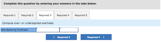 Complete this question by entering your answers in the tabs below. Required 1 Required 2 Required 3 Required 4 Required 5 Com