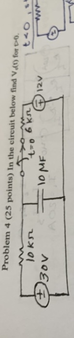 Problem 4 (25 points) In the circuit below find V 40 for o.