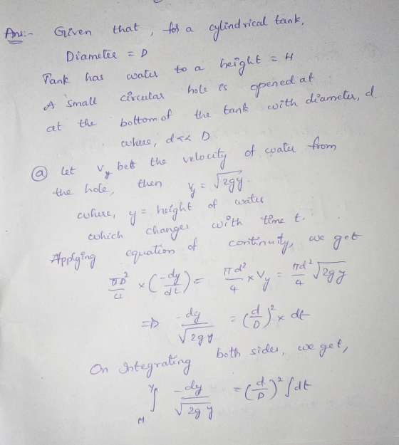 n that s a cylind vical tank Yank has coatu to a A Small scalaihol s pened a f Ca @ lat vy bet the veot ceabe the hole elen cuhicth changes cucth tene t 斗P ) eeひ.cutem of contenuta, ao 7e6s 29 1 rating bsth side eet rcu C 20 rt