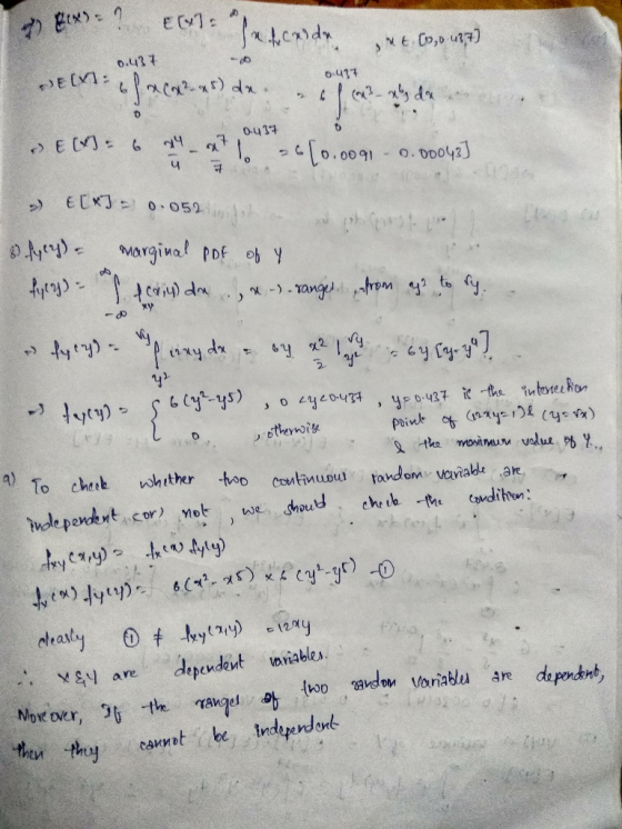 ) F1*5= ? Empe.code. Wat ons und DE: faceus) dx any do 0.437 0-437 0437 EM:6 74_97 **lo [0.0091 - 0.00042] ū lo E[K] = 0.052