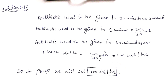 Solulian 1 Autibiotc need to be given in 30miutesz 2uoml Antibiolic wes to be güver in 1 mimt 30 Autibiotic neud t be gie m 6