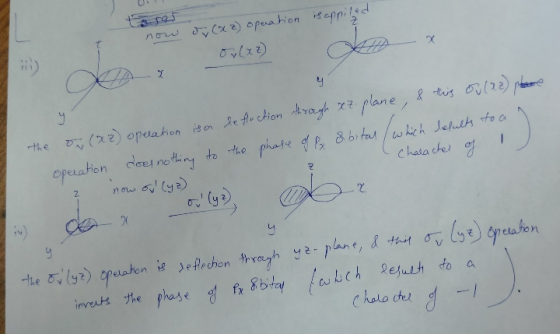 is appiled now dj (x2) operation the ov (22) operation is a leflection through XZ plane, & this ou (22) please operation does