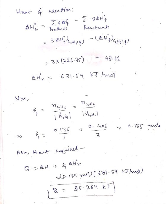 Heal of reaction; 2 ун; дня, žval Reactant зеи, а, -(ын). Products 2 48. И. 3x (226-) ди, C31.4 ET /м) Now, тнь nghe с M I De