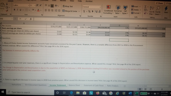 Acrobat o Calibri BIU View Help Wrap Text Merge & Center - Share 48 O 11 - AA = - A WE General $ -% Number Insert 2. Delete F