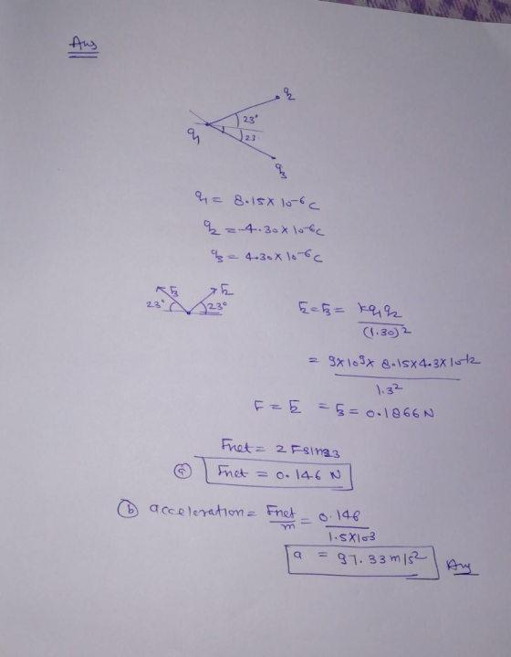 23* 2.3 2.3 2.3° .32 132 91.33m/s =