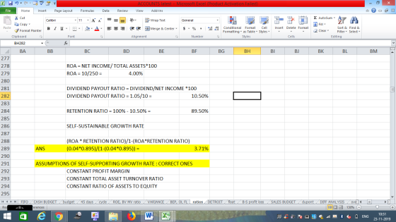 ACCOUNTS latest - Microsoft Excel (Product Activation Failed) View Add-Ins Formulas Data Review - 2x Σ AutoSum : A = = = Dr G
