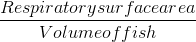 Respiratorysur facear ea Volumeoffish