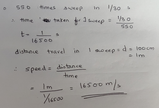 2O S 16 s oo distance tave Speed: distance tim e 6sv