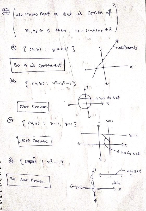 We know that a set is convert of Hinges then nit (1-4) HI ES @ { (ng) y=.44) 3 Hall pants so a us convesset eny): Wty2=1 not