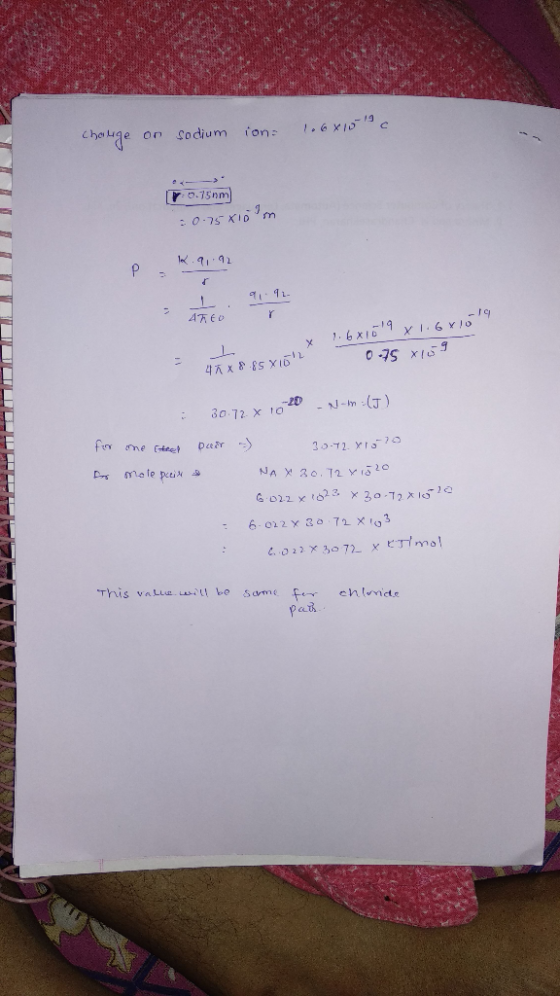 19 Che uge on Sodium ion: GXID K 4191 1 411 ARED 30.72 x to PaB