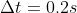 Delta t=0.2s