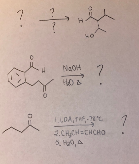 2 1 . НО NaOH 7 НО Е о Х 1. LDA, TKF - 78°С, 2.CHсH=CHсно 3. Наб, А