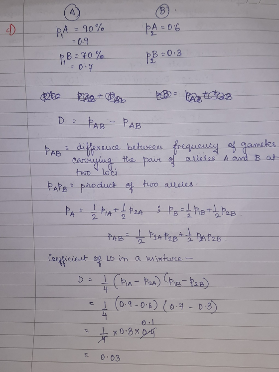 6A = 90% PA = 0.6 = 0.9 PB = 70 % PB = 0.3 = 0.7 BB- bag tolab Petre Rab+ Pas D = PAB - PAB PAR a difference between frequenc