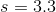 S = 3.3