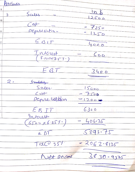 Answer Sales in 12.Sьо Cat _petaд сiFiл – — ОТ 7250 - | Го чого Interest ( 8 ок2.r!:) Соо ЕСІ 3-оо 150oo. +soo ~ ( O) 9 Sally