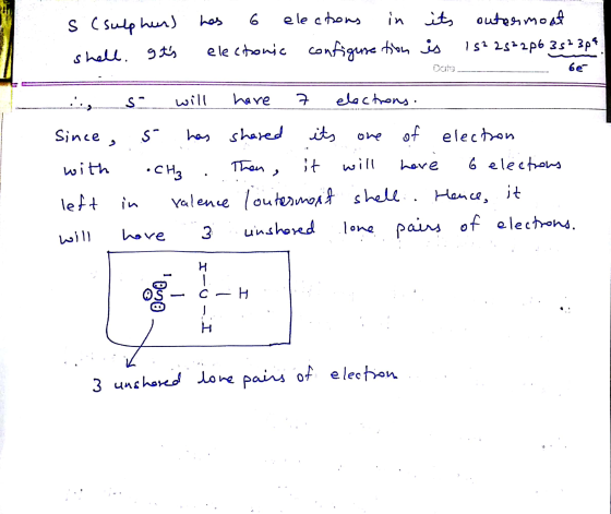 s (sulphurs has 6 elections in shell, gets electonic configuration its is outermost 152252286 35² 3p4 Date ... s- will have