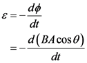 3
-
dt
d(BAcos)

