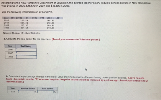 According to the New Hampshire Department of Education, the average teacher salary in public school districts in New Hampshir
