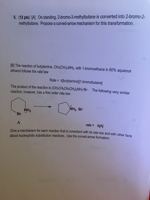On standing, 2-bromo-3-methylbutane is converted i