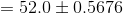 \bg_white = 52.0 \pm 0.5676