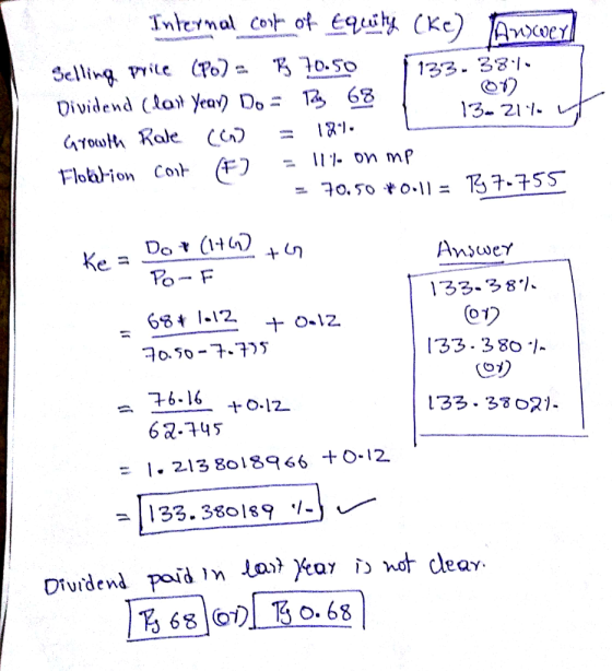 Selling vile (Po)- % 10.5o [13338 Dividend (łat year) Do12 68 33.1、 13-21% じ) Answer 133-38 6841-12ナ0-12 133-380 to-10- 76-16 +0.12 = 68.45 - . 213 8018966 +0-12 וב .133 380189 ,/-