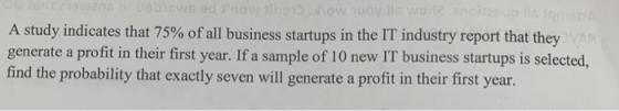 2015 Ws 9d Toow sher how muoy ile world aroszaupalls to A study indicates that 75% of all business startups in the IT industr