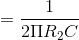 =\frac{1}{2\Pi R_{2}C}