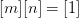 [m][n]=[1]