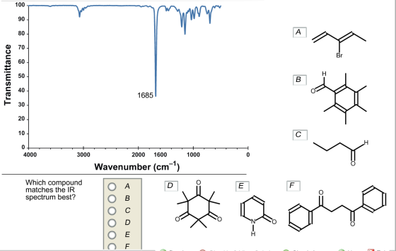 Which compound matches the IR spectrum best?