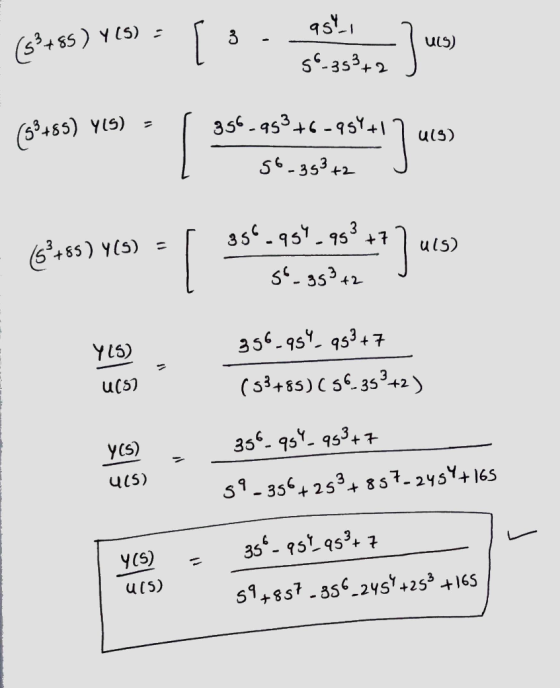 (469) Y69 = (3. de Jus US) 188+85) 4(5) uls 356-953+6 - 999+1 7 uc 56-393+2 (8°+85) Y() = [ 356.954-95° +7 7 uls) 56-95342 Y(