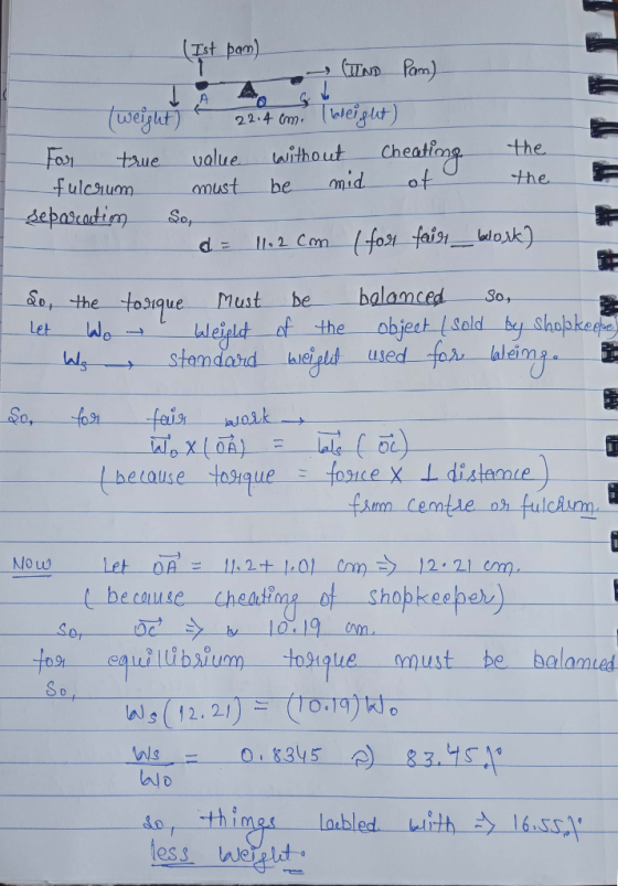 Fulchumanust be mid S, the tosque Must be balanced So, ddati alalk hetause tosique de p lo ud Let 0A= 11-2 osqtue must be balamed 0 lo 345 alo things -- lab led kith) >,ー16.SSA-