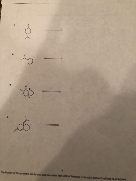 III. Duplication of this problem set for any purpose other than official Harvard Extension School business is prohibited.