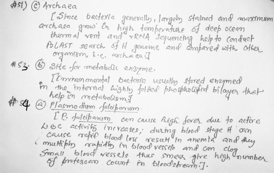 $51) © Archaea [ Since bacteria generally, largely stained and maximum archaea grow in high temberature of deep oceam thermal