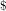 \$