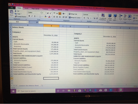 XR Common See Balance Sheets (1) - Microsoft Excel - X Cut Wap Test Copy Calibri AA BIU-BOA Paste Merge Center % Format Paint