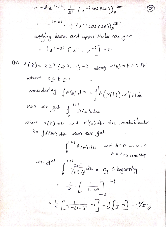 20 lo al - el-21 a le-o cos 920)),2 1/10 Los (203) 21 applyting lower and upper dimile we get i di-25 [let-.-;] (B) +(2)= 22