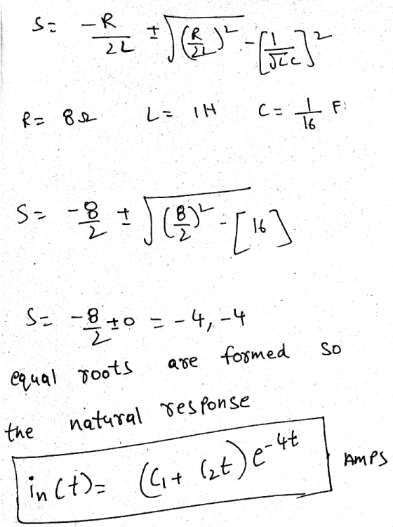 S -R 2L Rz 8 LIH 16 S- S 8 to 4,-4 fosmed So ave ५१। o०ts natural esPon se the in Ct) (G t)e AmPs