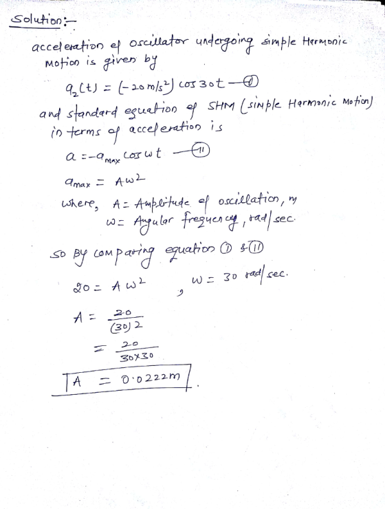 accelention e orcitator unt Motion is and stander eguetioSM Hnion Mohon in terms of acceleehon max u lar ad sec Sb BY COM Pt 2-O (30 2