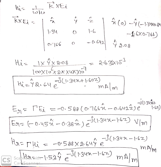 RxEi Hi= I who RXEi Y 얼 ñ (o) -ŷ (-1.3480.84 -1.6X0.760) 1.34 O 1.6 0.766 -0.642 Y 2.08 Hi= IX Y X 2.08 2.635x16 [coxtoxак хv