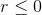 r\leq 0