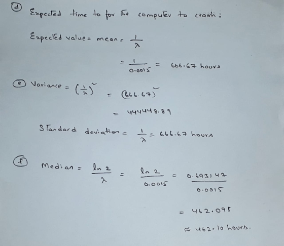 ecle Eape clad values mean:- variance =は) (UI、(7) = 44 yuy8-89 S n dard devia上on--_. 661.6구 hours Median la 2 .6931 4 2 OOO1S