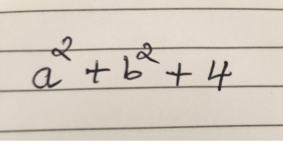 a + b + 4