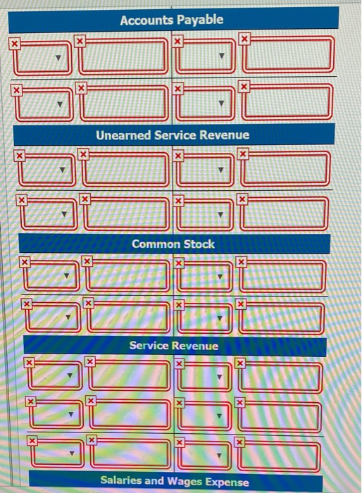 LT III II Il II L X= G II IIIIIII 1 II VIII II II Illllll IIIIII III II L II Accounts Payable Unearned Service Revenue Common