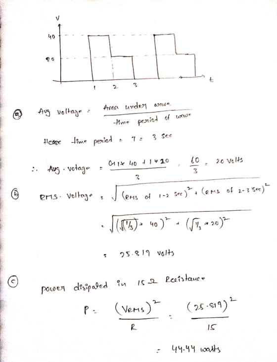 40 오。 12 3 -ime 3 2 erns Volte a 40 PVems) (25 1)- P. IS