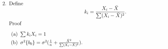 2. Define Proof Σ(Xi-X)2 )