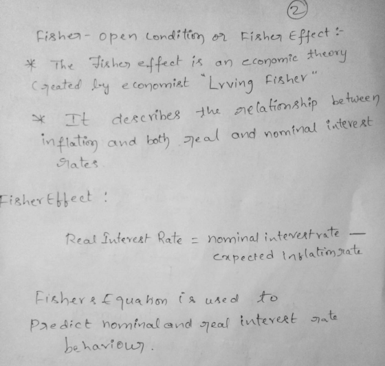 Fishen- open Lond;ton) on Fíghe기 Effect :- 米The rtikho, effect is an economic theory ее inflatoy and both yeal and nomtnal tateve st Fisher Ebect Real interet Rate nominal intevertvate rale P3edict nominal and spear tuteve et Jata behavi
