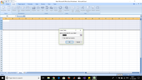 C. = - Home New Microsoft Office Excel Worksheet - Microsoft Excel Team Insert Page Layout Formulas Data Review View 31 T 3 X