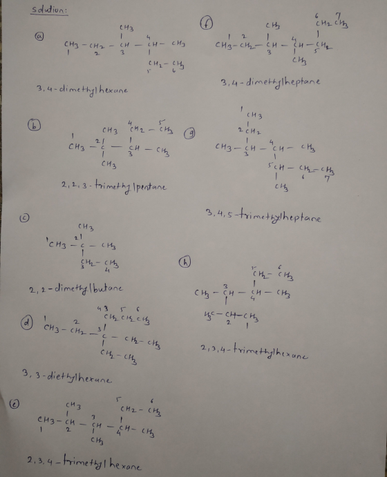 solution: СИ СИ сиз cth сна - сня - снен- с из СИn - си, — си - у - си. 3 ) cm 3,4-dimethylhexane 3,4-dimethylheptane СИЗ СИ,